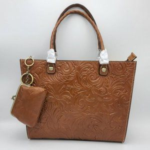 Patricia Nash Zancona tooled tote